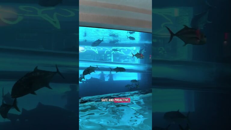 Did the shark tank aquarium at Golden Nugget Las Vegas crack and release fish into the swimming pool