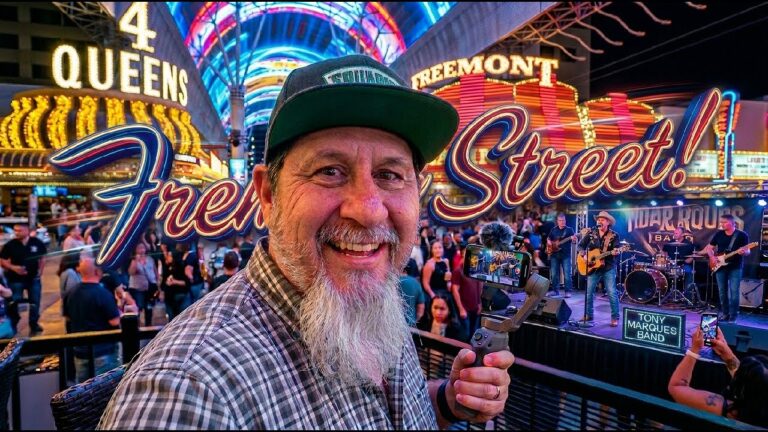 Fremont Street Las Vegas Live With The Tony Marques Band!