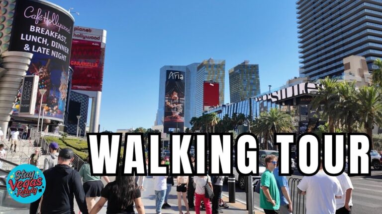 Friday Afternoon Walking Tour Las Vegas Strip – Miracle Mile Show, Cosmo, & More