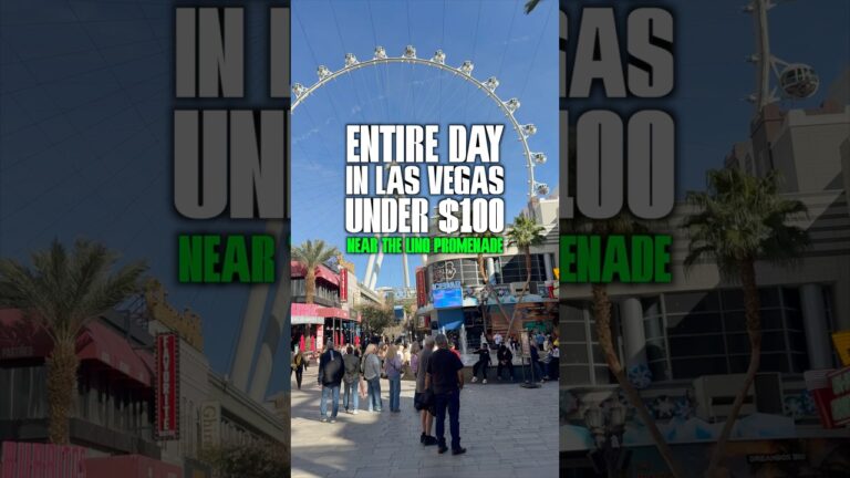 Full Day In Las Vegas Under $100 #Vegas #LasVegas #Budget (Things To Do In Las Vegas) 🎲