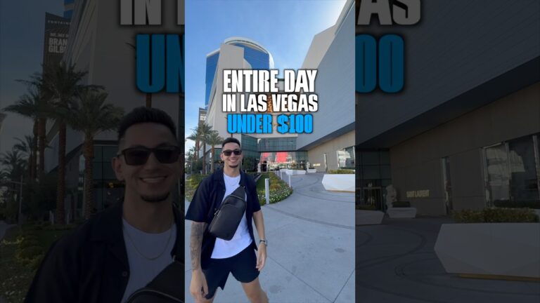 Full Day in Vegas Under $100 Near Fontainebleau (Budget Friendly) #Vegas #LasVegas