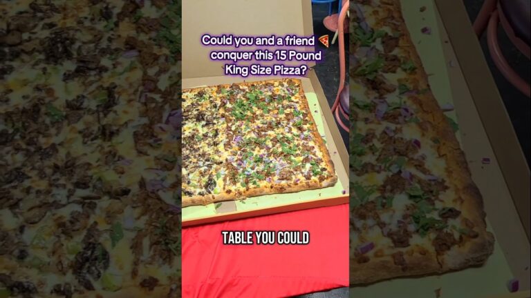Giant 15 Pound Pizza Challenge in Las Vegas – Grab Your Partner!