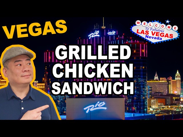 Grilled Chicken Sandwich COMBO for just $9.99 at RIO Las Vegas