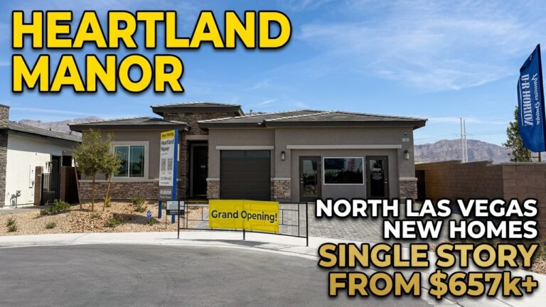 Heartland Manor by DR Horton – $657k+ New Single Story Homes For Sale North Las Vegas