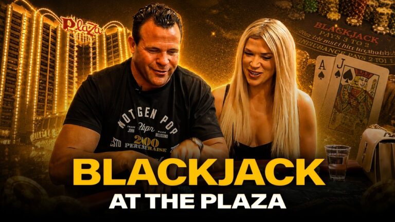 High Limit Blackjack With Friends at The Plaza Las Vegas
