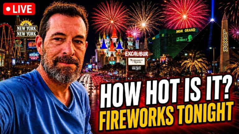How Hot Is It for Tonight’s Las Vegas Strip Fireworks?