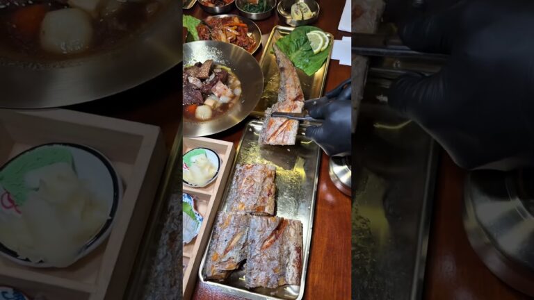 Huge Belt Fish at Ondam Korean Restaurant in Las Vegas