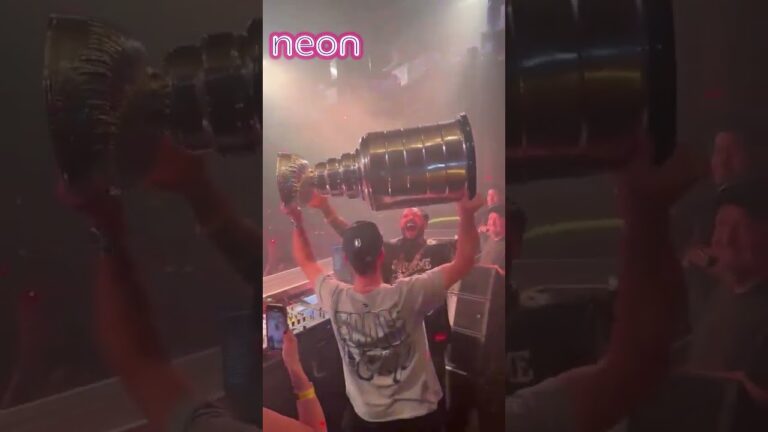 Hurricanes celebrate Stanley Cup win at Las Vegas nightclub