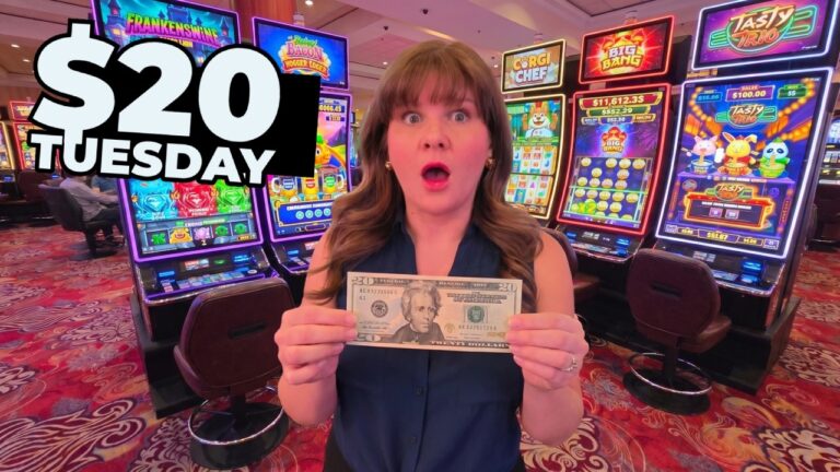 I Put $20 in 10 Brand NEW Slot Machines in Las Vegas!