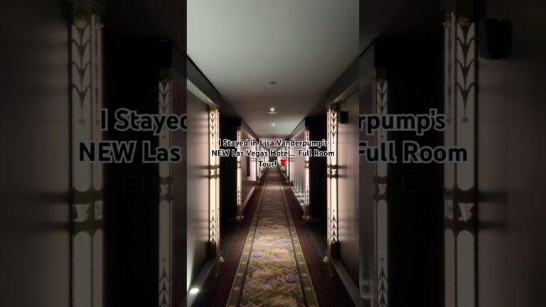 I Stayed in Lisa Vanderpump’s NEW Las Vegas Hotel… Full Room Tour On My Page! 🌹