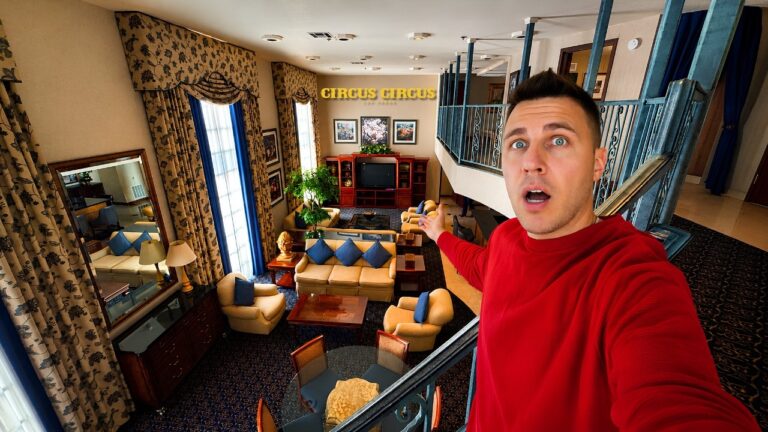 I Stayed in the Secret 2-Story Penthouse at Circus Circus Las Vegas