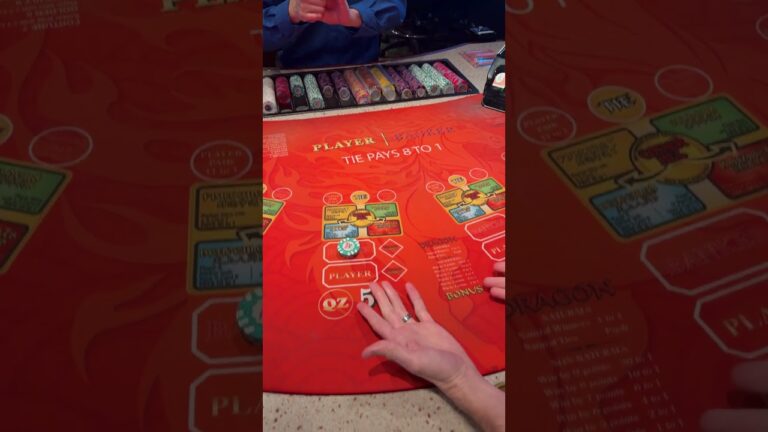 I bet $100 on Baccarat in VEGAS!