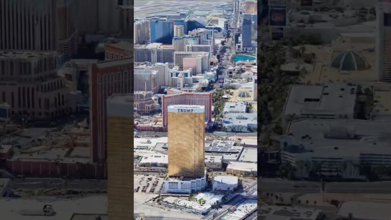 Inside Trump’s Las Vegas Hotel Views 😱 #trumphotel #lasvegas #usa #trump #shorts