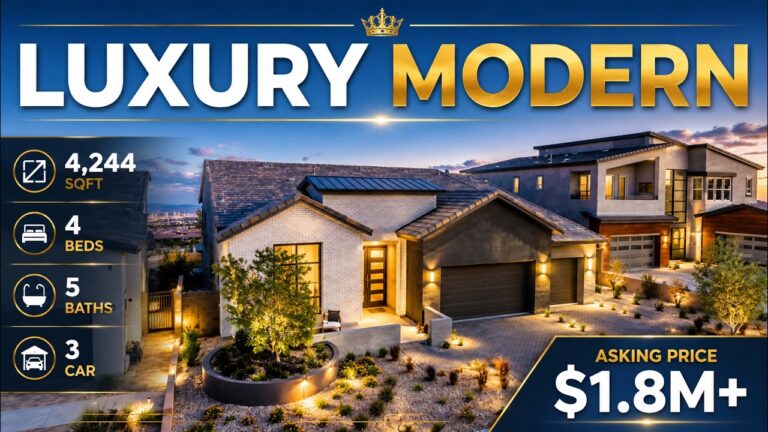 Inside a $1.8M Toll Brothers Luxury Home in Summerlin Las Vegas