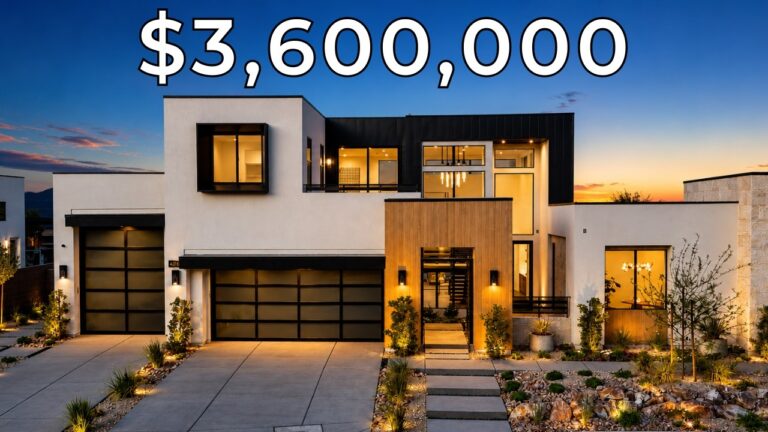 Inside a $3,600,000 Modern Luxury Las Vegas Mansion with a RV Garage!