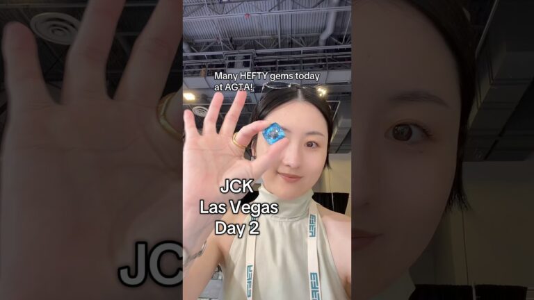 JCK Las Vegas 2026 Day 2 – AGTA – walk around with me #jck #agta #lasvegas #vlog #gemologist