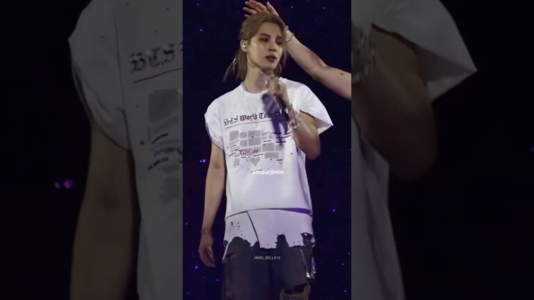 JIMIN SPECTACULAR STAGE PRESENCE BTS “COME OVER” LAS VEGAS CONCERT Days 1, 2, 3, 4 A BEAUTIFUL SIGHT