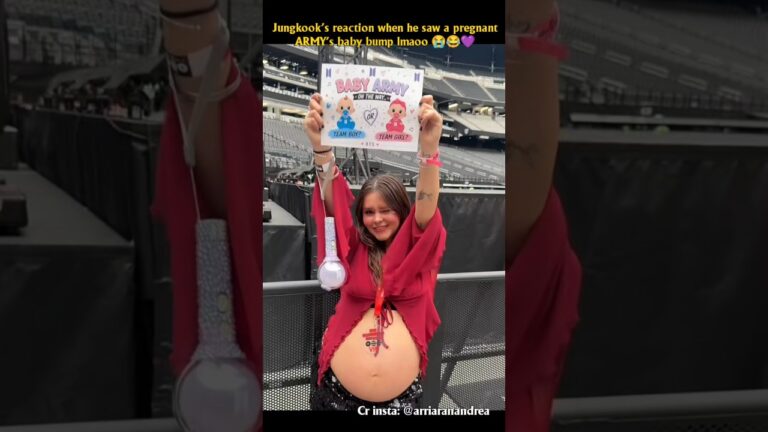 Jungkook noticing a pregnant ARMY’s baby bump | BTS CONCERT AT LAS VEGAS 2026 #jungkook #bts