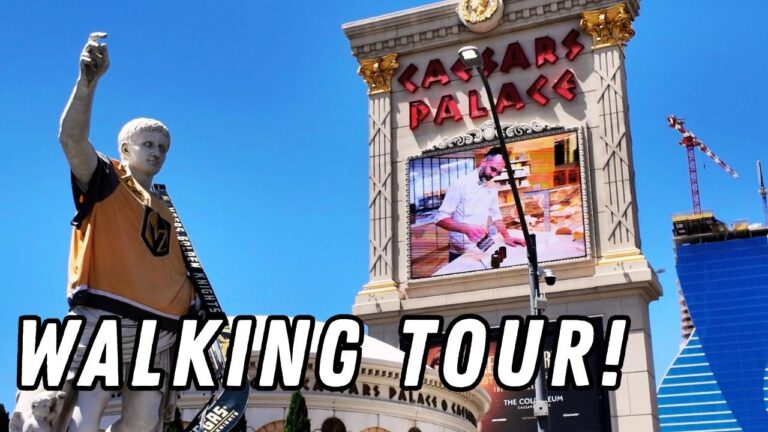 Keepin’ Cool! Walking Tour Of Caesars Palace & Forum Shops On The Las Vegas Strip