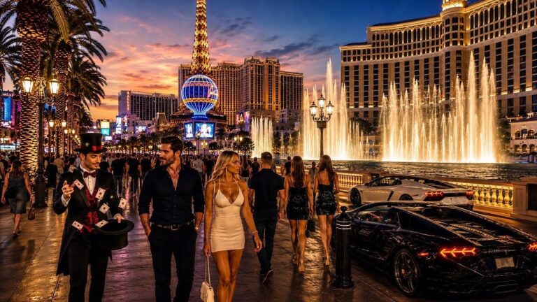 LAS VEGAS 🇺🇸 | After Dark, This City Feels Unreal | 4K
