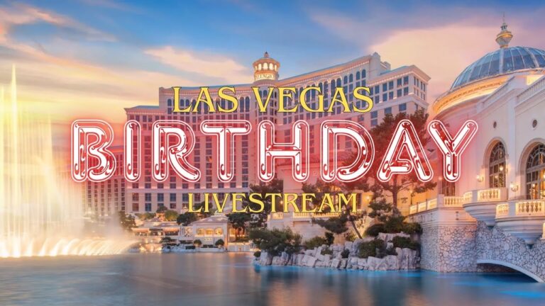 🎈LAS VEGAS LIVE 🥳 Birthday Countdown