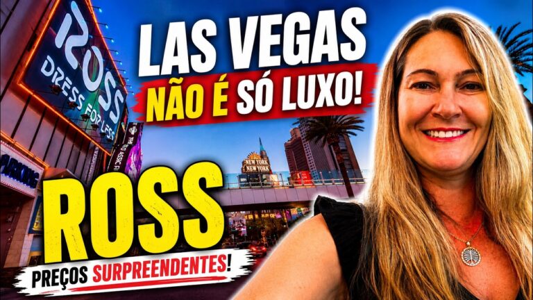 LAS VEGAS NÃO É SÓ LUXO! CONHEÇA A ROSS e SE SURPREENDA COM OS PREÇOS.