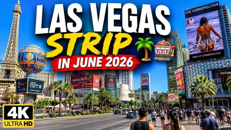LAS VEGAS STRIP in June 2026 🌴🎰 | [ FULL TOUR ]