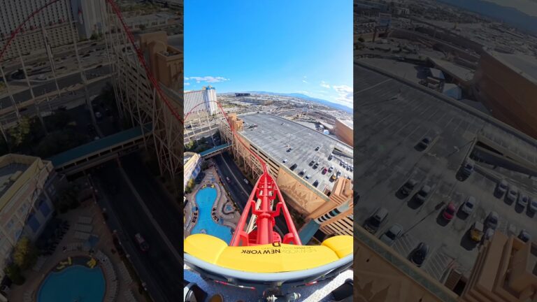 LAS VEGAS roller coaster! 🔥 Anyone ridden it? 🙌