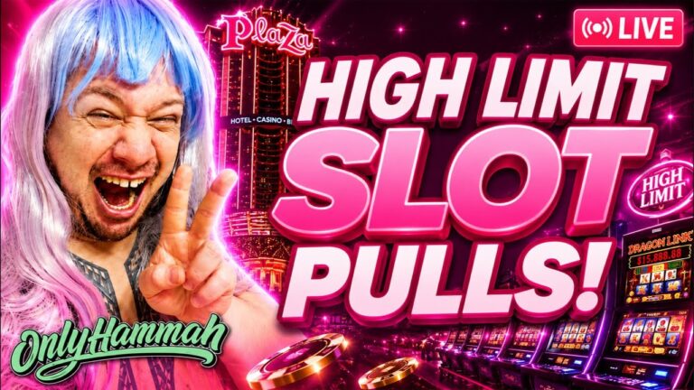 LIVE GROUP SLOT PULLS & GAMBLING AT THE PLAZA CASINO LAS VEGAS🎰💸🎲