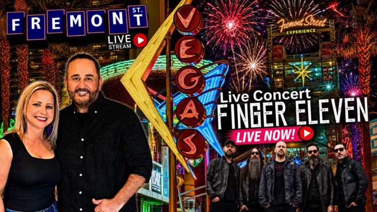 LIVE LAS VEGAS Action Packed Fremont Saturday -Concert, Fireworks. & More! 🎸🎤🆙🆙