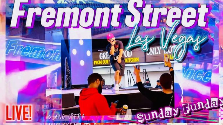 LIVE LAS VEGAS IRL | Sunday afternoon Walk… 🚶🏾Chillin with the DJs | Fremont Street Pt.2 #music