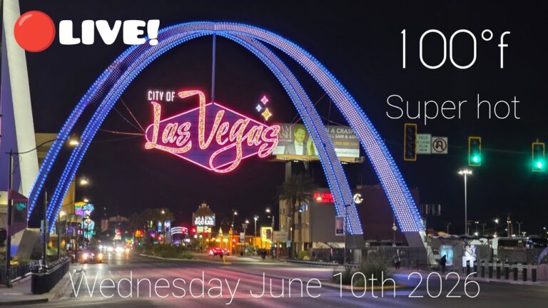 🔴LIVE! LAS VEGAS STRIP! SUPER HOT 100° NIGHT! 🥵 #livestream #lasvegas #irl