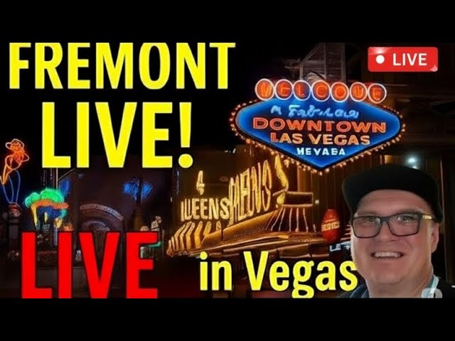 🔴 LIVE 🎤 Las Vegas LIVE 🎶 MUSIC PARTY 🌟 Fremont Street 🎸Come JOIN the FUN VIBES! #subscribe