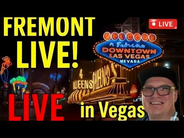 🔴 🚦 LIVE 🎤 Las Vegas 💰 WILD & CRAZY 🎶 MUSIC PARTY 🌟 Fremont St 🎸Come JOIN the FUN! #subscribe