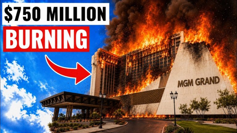 Las Vegas’ $750M MGM Grand BURST into Flames — 5,000 People Were TRAPPED Inside