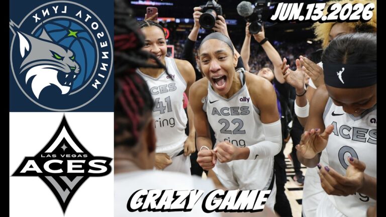Las Vegas Aces Vs. Minnesota Lynx / Jun,13.2026 / Full Game | WNBA Commissioner’s Cup