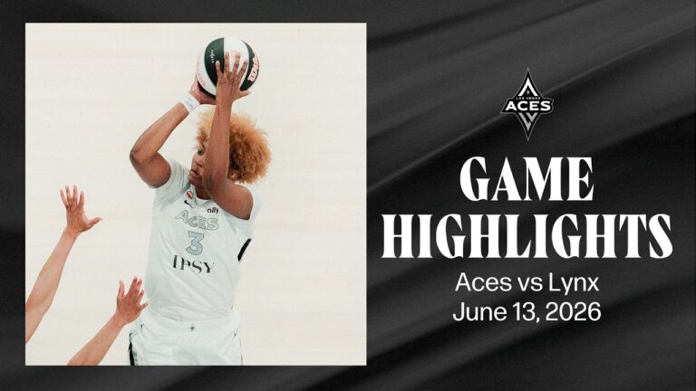 Las Vegas Aces vs Minnesota Lynx Highlights | 6.13.26