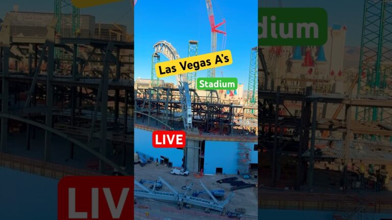 Las Vegas A’s Stadium Live today at 6:30am!