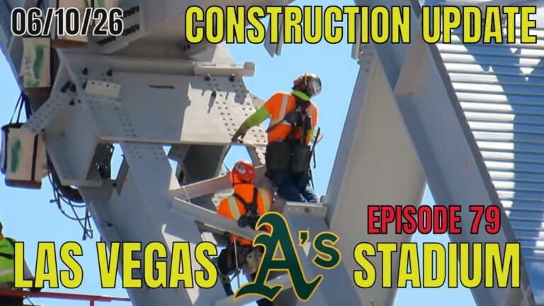 Las Vegas Athletics Stadium Construction Update 06 10 2026