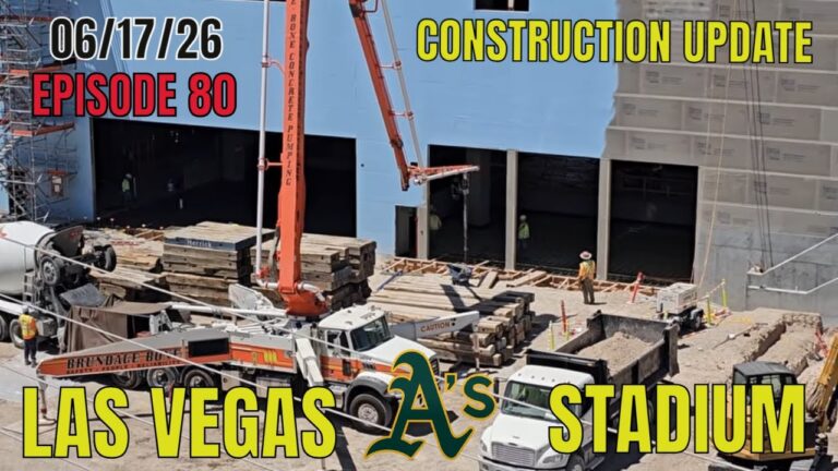 Las Vegas Athletics Stadium Construction Update 06 17 2026