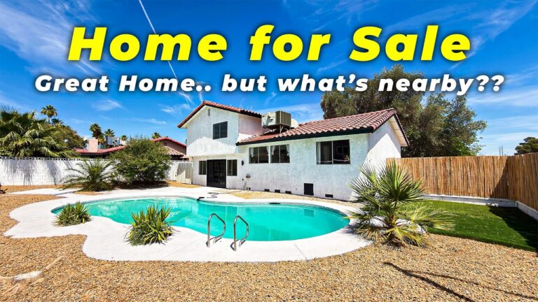 Las Vegas Home for Sale with Pool | NO HOA | 4 Beds 4 Baths Plus Local Neighborhood Tour