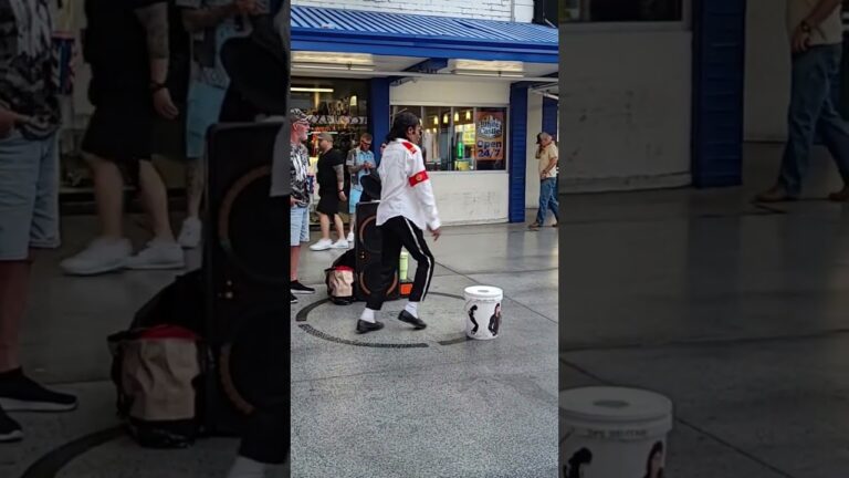 Las Vegas Michael Jackson Did The Moonwalk And Nobody Was Ready #subscribe #michaeljackson #shorts