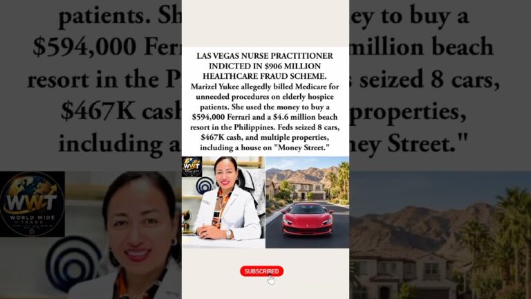 🚨 Las Vegas Nurse Practitioner Indicted in Alleged $906 Million Medicare Fraud Scheme #shorts