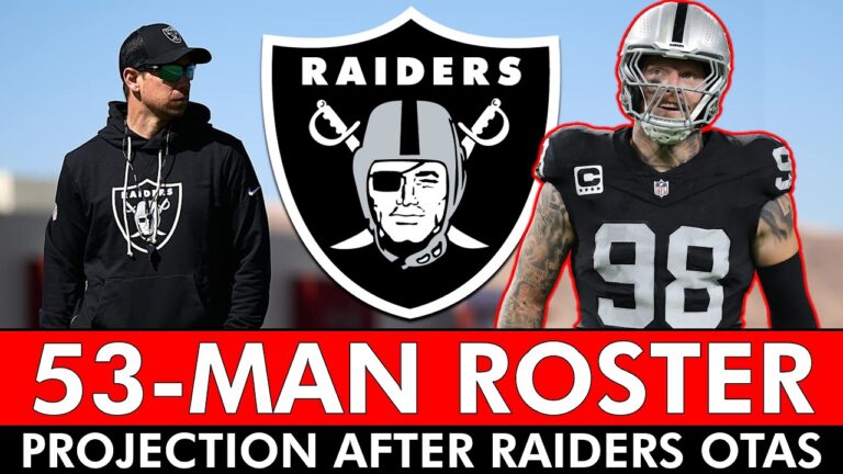 Las Vegas Raiders Updated 53-Man Roster Projection After OTAs & Before Mandatory Minicamp