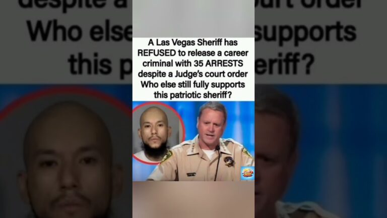 Las Vegas Sheriff reportedly defies court order to keep repeat offender jailed.#JusticeSystem