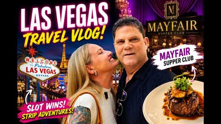 Las Vegas Travel Vlog 2026 | Slot Wins, The Mayfair Supper Club & Vegas Strip Adventure *