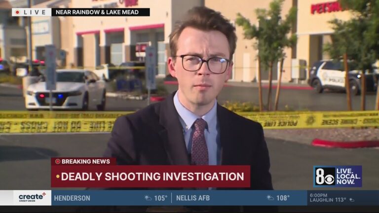 Las Vegas police investigate deadly shooting at northwest valley shopping center