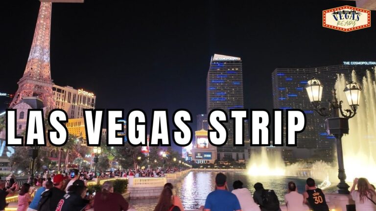 Late Night Weekday Walk On The Las Vegas Strip In June 2026