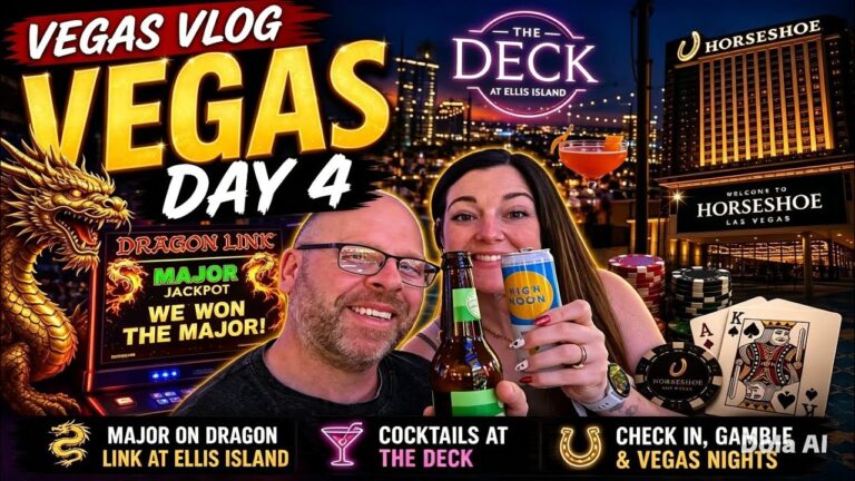 MGM Grand to Horseshoe, DRAGON LINK MAJOR WIN, Ellis Island & Guinness Stereotypes| Las Vegas Day 4
