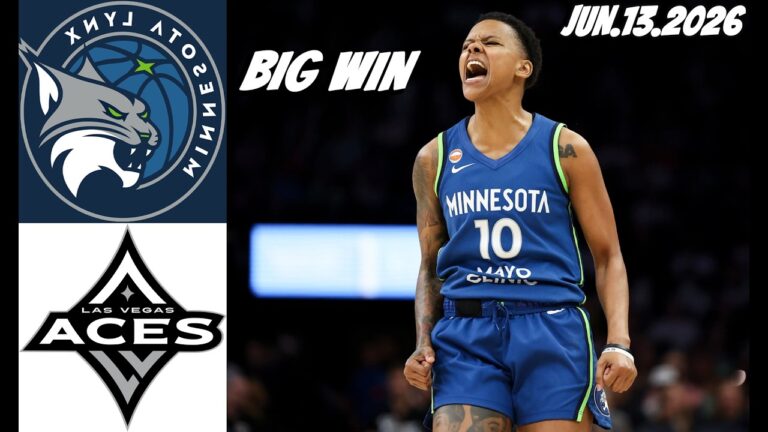 Minnesota Lynx Vs. Las Vegas Aces / Jun,13.2026 / Full Game | WNBA Commissioner’s Cup